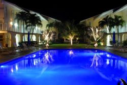 Pool at night